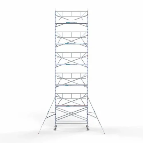 Alumiiniumtellingud 135х305 12,2 m töökõrgus* Carbon koos kokkupandavate piiretega ühel küljel