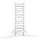 Alumiiniumtellingud 135х305 12,2 m töökõrgus* Carbon koos kokkupandavate piiretega ühel küljel Alumiiniumtellingud 135х305 12,2 m töökõrgus* Carbon koos kokkupandavate piiretega ühel küljel