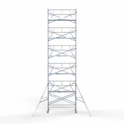 Alumiiniumtellingud 135х305 12,2 m töökõrgus* koos kokkupandavate piiretega ühel küljel