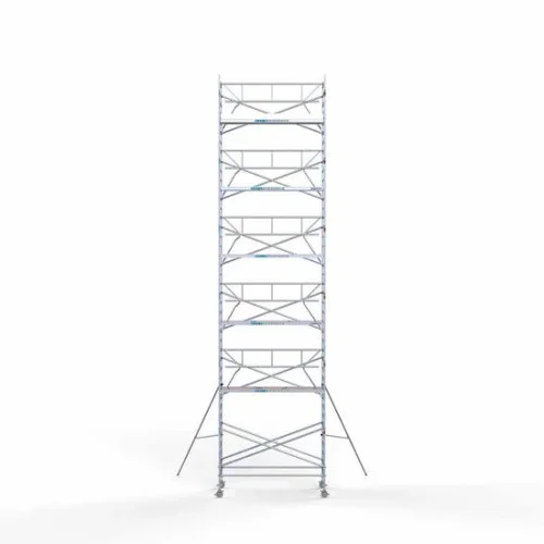 Alumiiniumtellingud 135х305 13,2 m töökõrgus* Carbon koos kokkupandavate piiretega ühel küljel