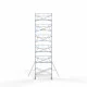 Alumiiniumtellingud 135х305 13,2 m töökõrgus* koos kokkupandavate piiretega ühel küljel Alumiiniumtellingud 135х305 13,2 m töökõrgus* koos kokkupandavate piiretega ühel küljel