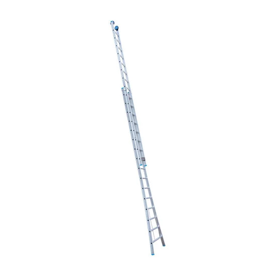 Kaheosaline redel 2x16 + fassaadirattad Kaheosaline redel 2x16 + fassaadirattad