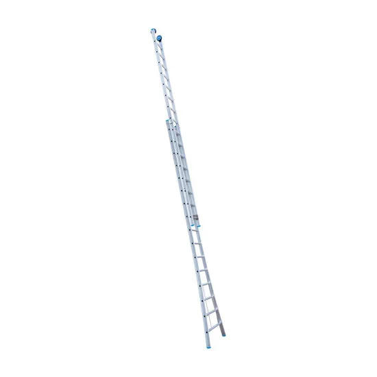 Kaheosaline redel 2x16 + fassaadirattad Kaheosaline redel 2x16 + fassaadirattad