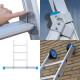 Three section wide ladder 3x12 + facade roller Three section wide ladder 3x12 + facade roller
